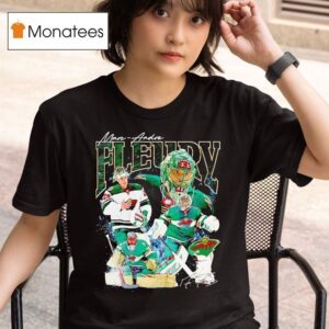Marc Andre Fleury Minnesota Wild Hockey Signature T Shirt