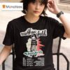 Matthew Ifield My Favourite Places To Be World Tour Dates T Shirt