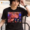 Max Verstappen Kissing Lewis Hamilton Photo T Shirt