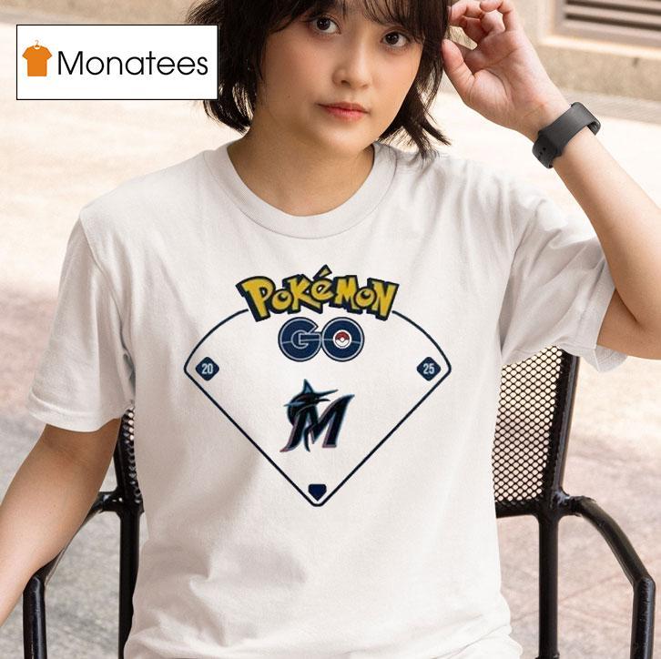 Miami Marlins X Pokemon Go Mlb T Shirt