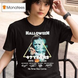 Michael Myers Halloween Years His Time Has Come Signatures T Shirt