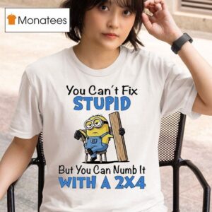 Minion You Can T Fix Stupid But You Can Numb It With A T Shirt
