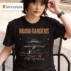 Morgan Wallen Miami Gardens Might Be The Reason I M The Problem Tour T Shirt