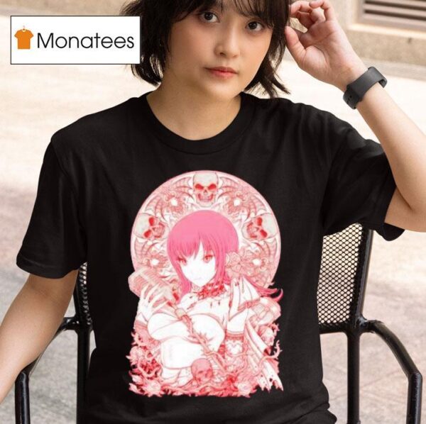 Mori Calliope Portrait Of Death White Varian T Shirt