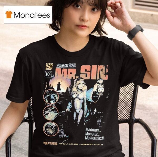 Mr Sin And Pulp Vixens Sideshow Present Vintage T Shirt