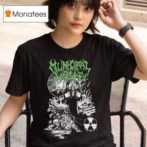 Municipal Waste Biotech Gasmask T Shirt