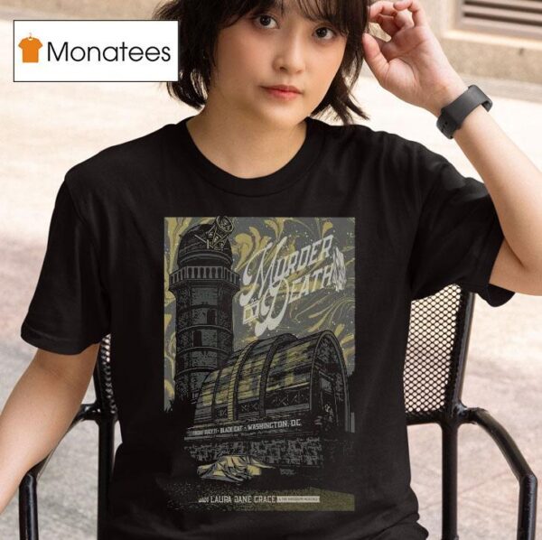 Murder By Death Black Cat July Washington D C T Shirt