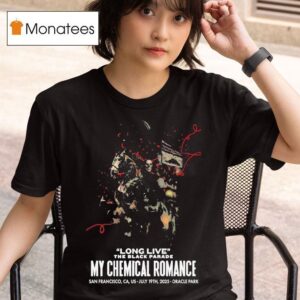 My Chemical Romance San Francisco Ca Us July Th Oracle Park Long Live North American Stadium Tour T Shirt