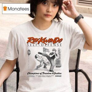 Napoleon Dynamite Self Defense Champions Of Freedom And Justice Rex Kwon Do Usa T Shirt