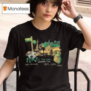 Nasir Jones Vegas Skyline Illmatic Year Anniversary Tour T Shirt