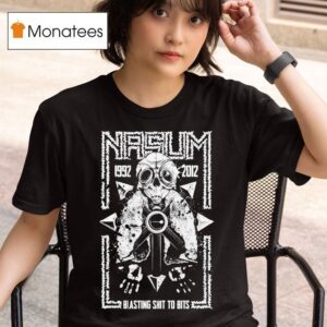 Nasum Blasting Shit To Bits Logo T Shirt