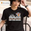 New York Knicks City Skyline All Names Of Legends T Shirt
