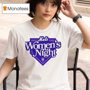 New York Mets Women S Night Logo T Shirt