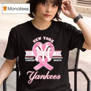 New York Yankees Breast Cancer Awareness Month T Shirt