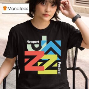 Newport Jazz Festival Letterforms T Shirt