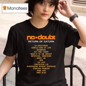 No Doubt Return Of Saturn Years Anniversary T Shirt