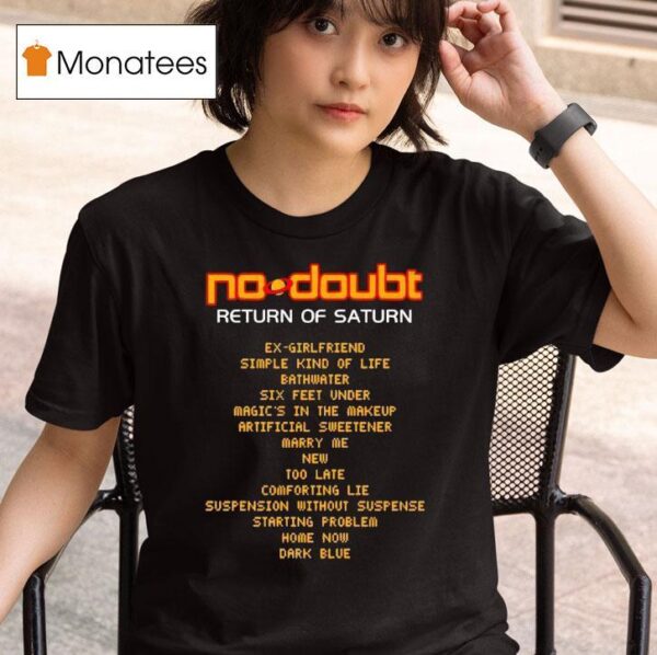 No Doubt Return Of Saturn Years Anniversary T Shirt