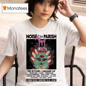 Noise In The Paris The Wytches Haggard Cat Huddersfield T Shirt