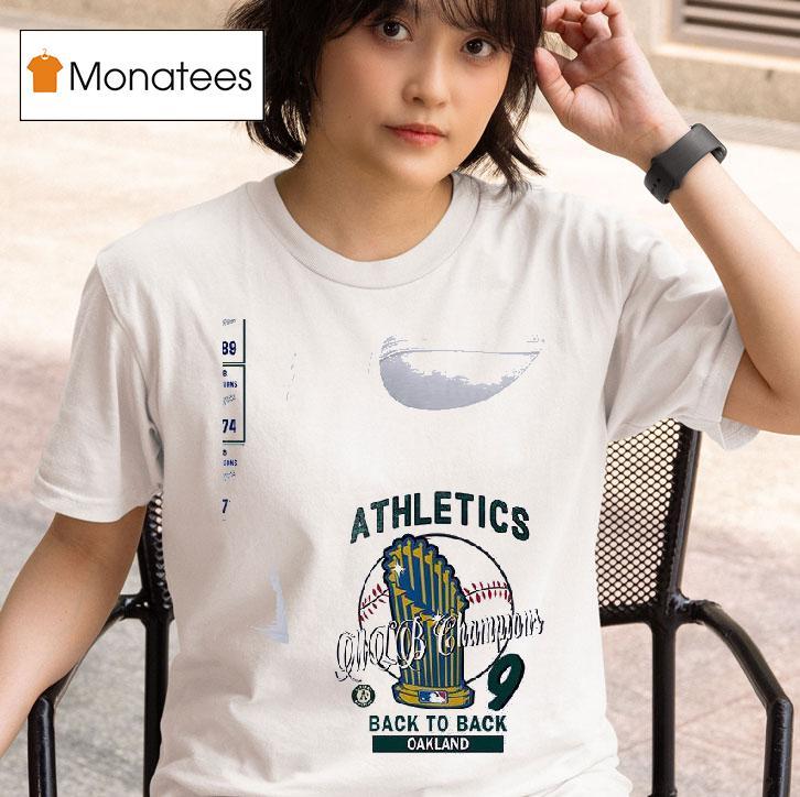 Oakland Athletics Mlb Champions Hardwood Classics Champions Vintage T Shirt