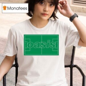 Oasis Definitely Maybe Football Logo Pitch T Shirt