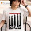 Oppenheimer Movie Minimalist Christopher Nolan Film Art Atomic Bomb For Sci Fi Lovers T Shirt