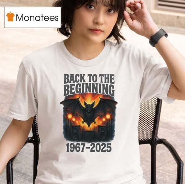 Ozzy Osbourne Bat Back To The Beginning T Shirt