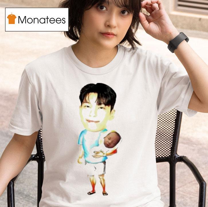 Papa Front Man Wi Ha Carry Player Squid Game T Shirt