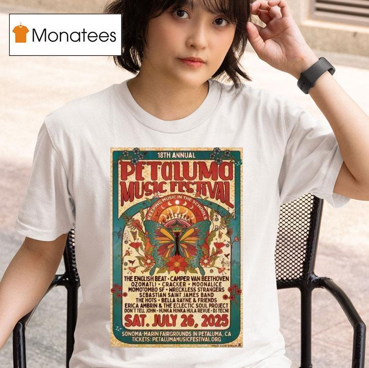 Petaluma Music Festival Petaluma Th Annual Ca Shows T Shirt