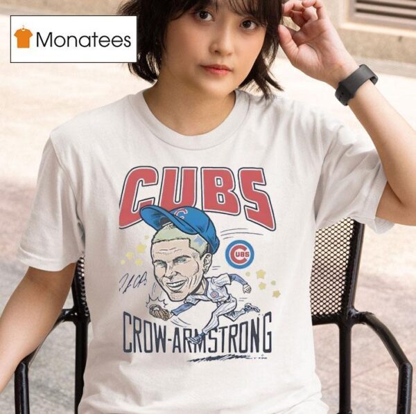 Pete Crow Armstrong Chicago Cubs Baseball Signature T Shirt