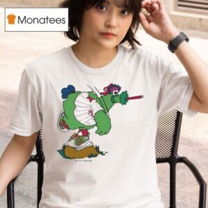 Philadelphia Phillies Phillie Phanatic Phillies Pitching Masco T Shirt