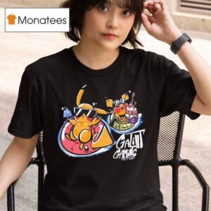 Pikachu Pokemon Floats Galint Gaming T Shirt