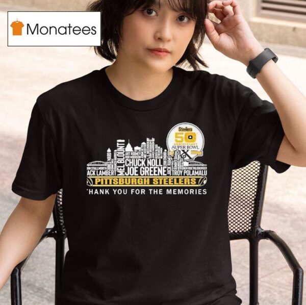 Pittsburgh Slers Th Anniversary Super Bowl X Thank You For The Memories T Shirt