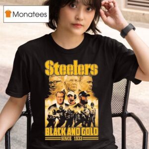 Pittsburgh Slers Black And Gold Since T Shirt