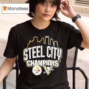 Pittsburgh Slers X Pittsburgh Peaguins Sl City Champions T Shirt