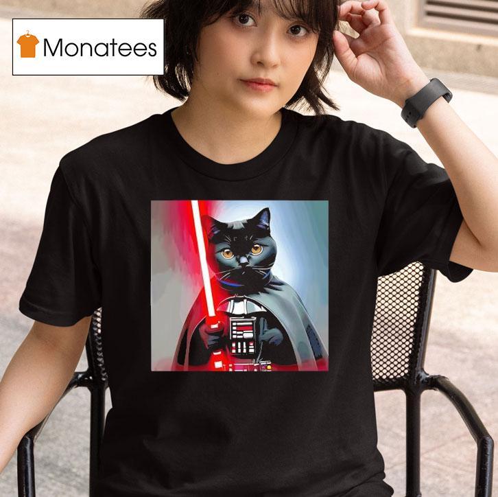 Planet Cat Vader Star Wars T Shirt