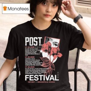 Post Festival Hifi Indy Indianapolis Indiana Tour Rose T Shirt