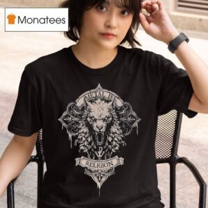 Powerwolf Metal Is Religion Wolfhead T Shirt