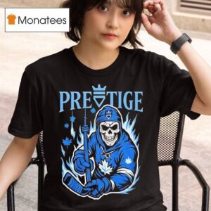 Pretige Skeleton Toronto Maple Leafs T Shirt