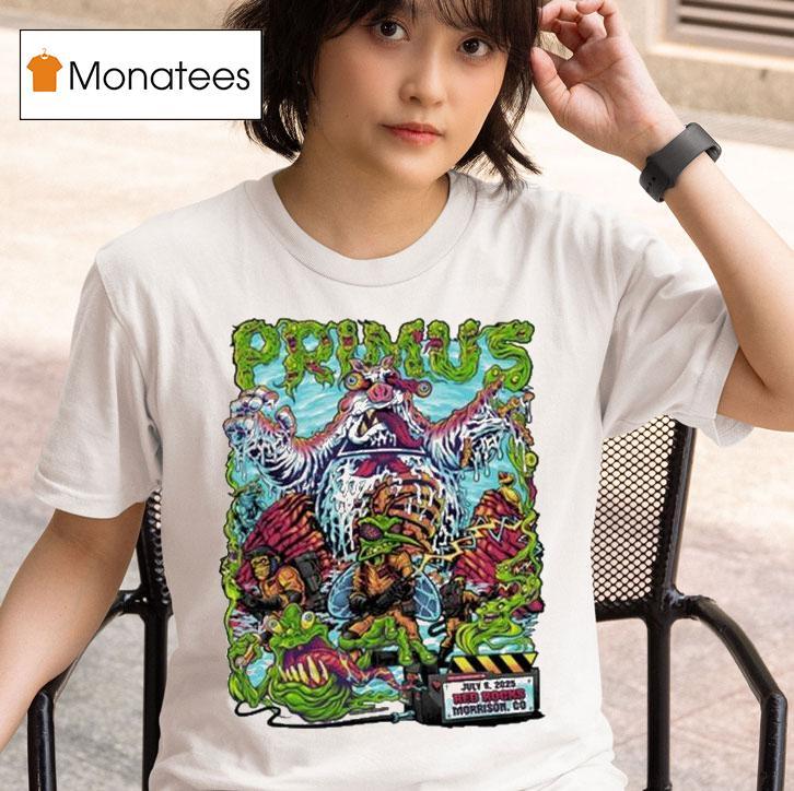 Primus Red Rocks Amphitheatre July Morrison Co T Shirt