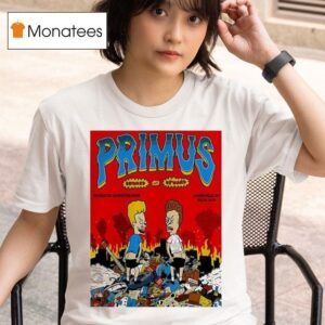 Primus X Beavis And Butt Head Concert Music At The Iroquois Amphitheater In Louisville Ky On July T Shirt