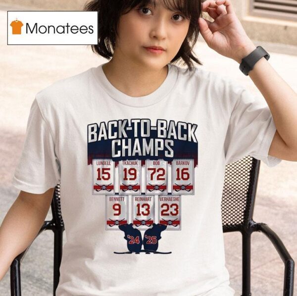 Rats Back To Back Champs Florida Panther Hockey T Shirt