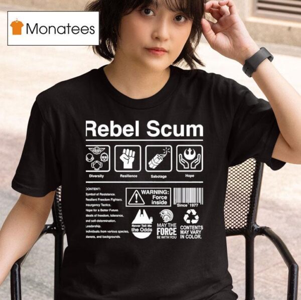 Rebel Scum May The Force Be With You T Shirt
