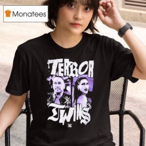 Rhea Ripley Terror Twins Portrai T Shirt