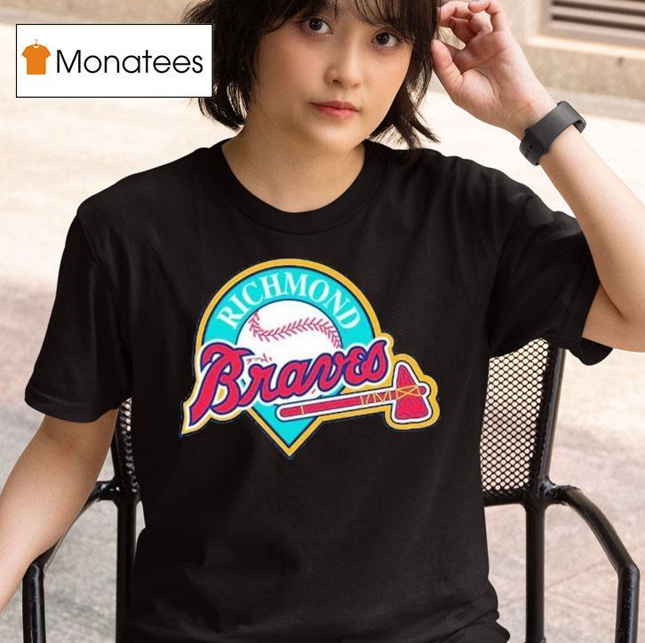 Richmond Flying Squirrels Richmond Braves Logo T Shirt