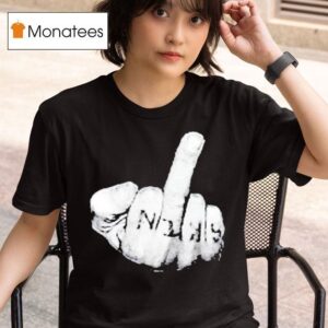 Ritchie Bruiser Support To Fight Cancer Middle Finger T Shirt
