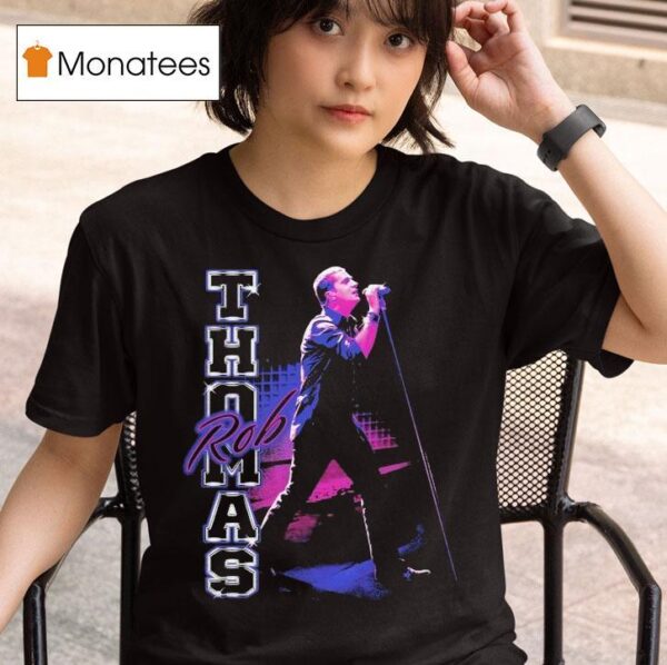 Rob Thomas Stage Glow Photo T Shirt