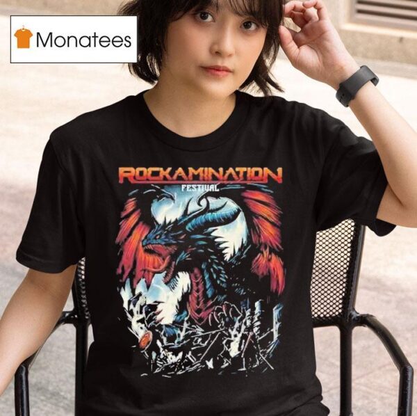 Rockamination Festival In Stadion Wilis Madiun On July Dragon T Shirt