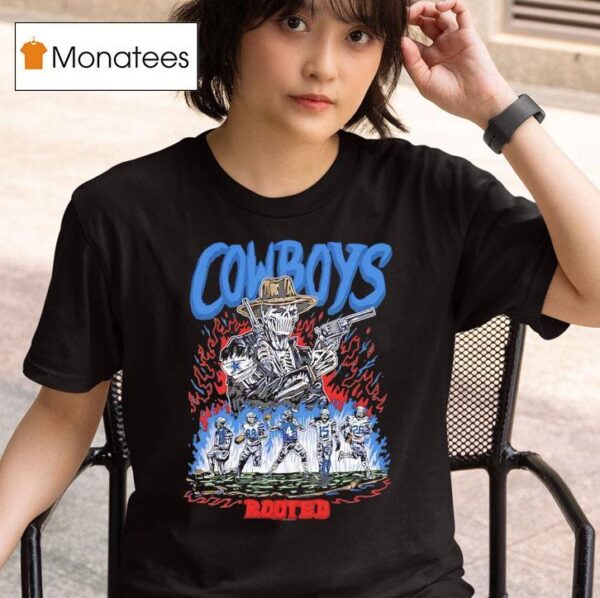 Rooted Skeleton Dallas Cowboys T Shirt