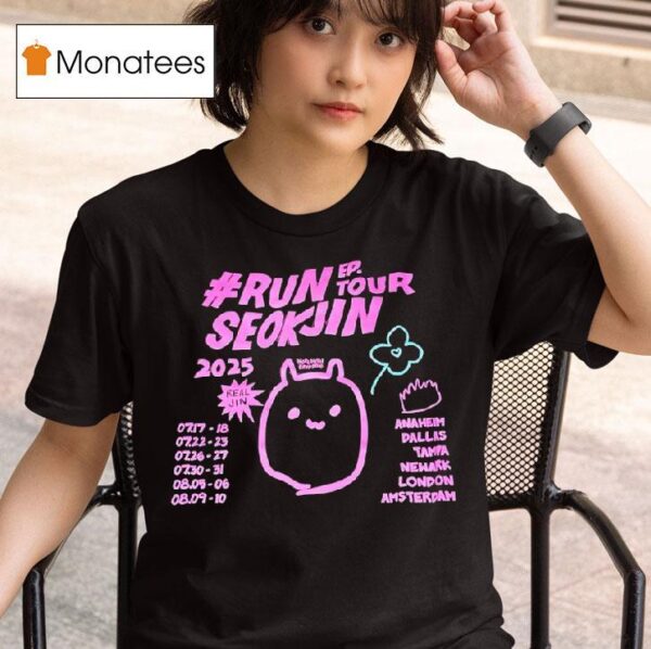 Run Seokjin Ep Tour World Wide Handsome T Shirt