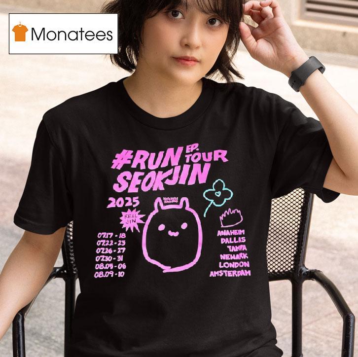 Run Seokjin Ep Tour World Wide Handsome T Shirt